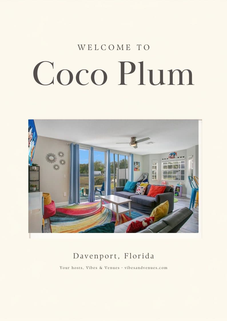 Coco Plum welcome book cover