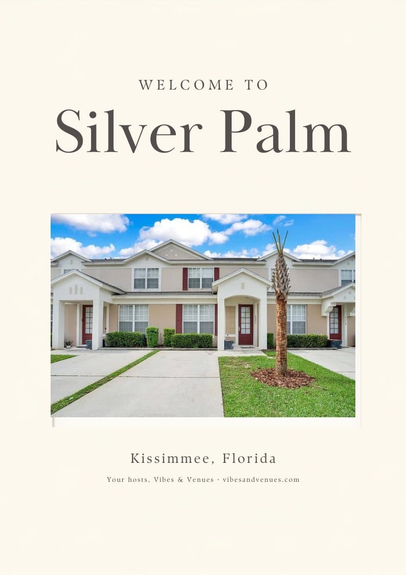 Silver Palm welcome book cover